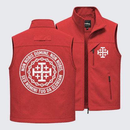 Non Nobis Domine, Non Nobis, Sed Nomini Tuo Da Gloriam Outdoor Quick-dry Vest