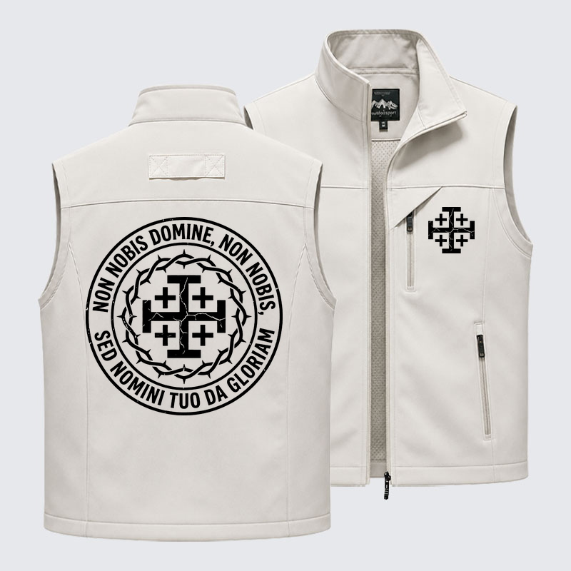 Non Nobis Domine, Non Nobis, Sed Nomini Tuo Da Gloriam Outdoor Quick-dry Vest
