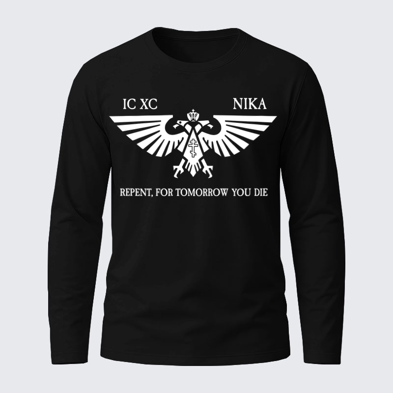 Orthodox Warhammer Cotton Long Sleeve T-Shirt