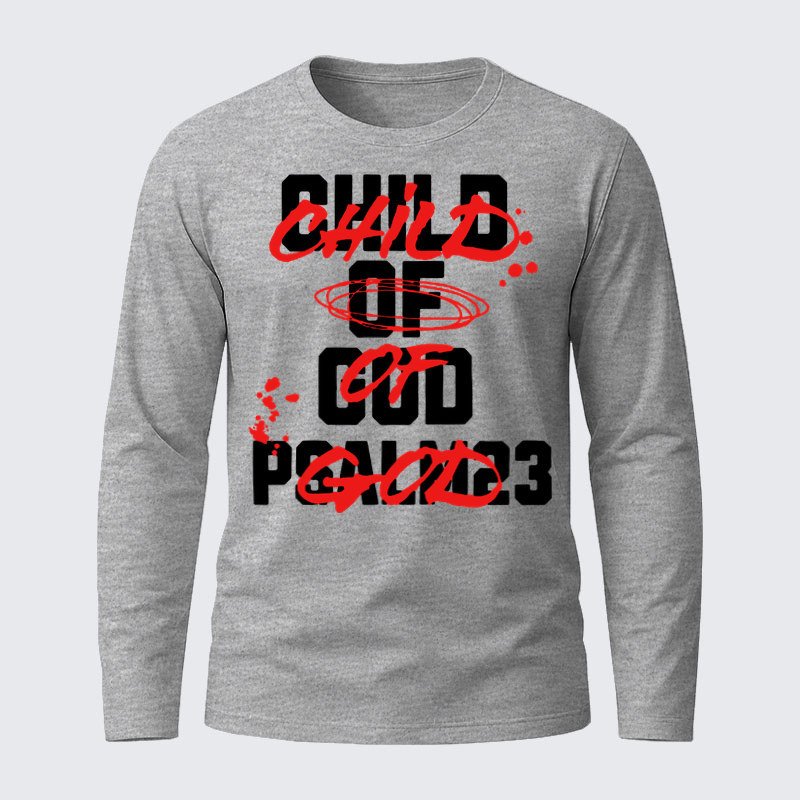 Child Of God  Jesus God Christian Cotton Long Sleeve T-Shirt