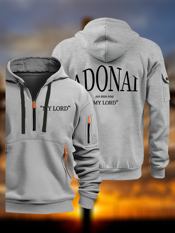 Adonai Jesus God Christian Zipper Hoodies