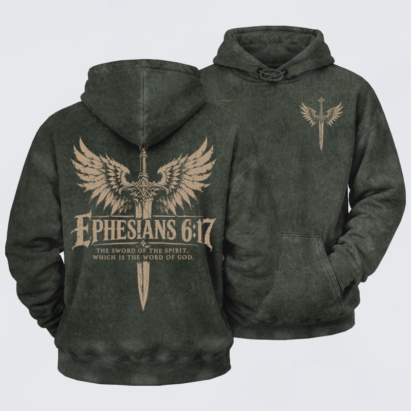 [Copy]Washed Hoodie - Saint Michael The Archangel