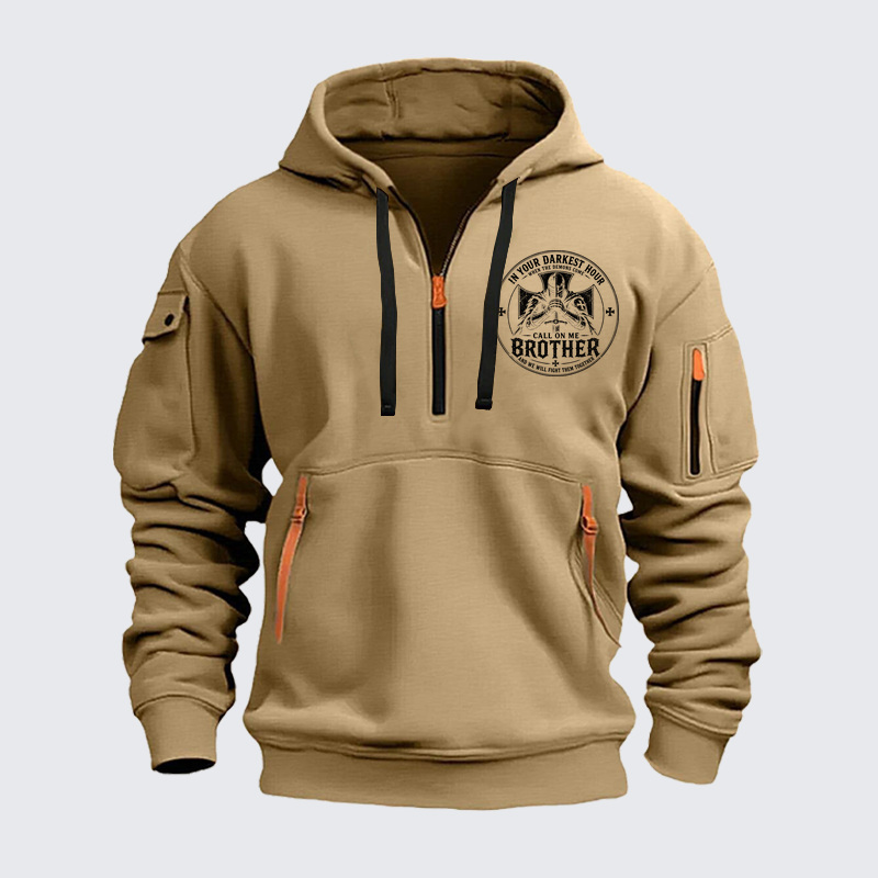 Zipper Hoodies - Call On Me Brother – Knights of Faith
