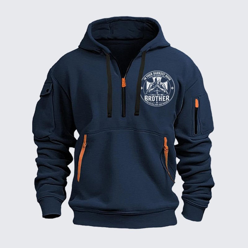 Zipper Hoodies - Call On Me Brother – Knights of Faith
