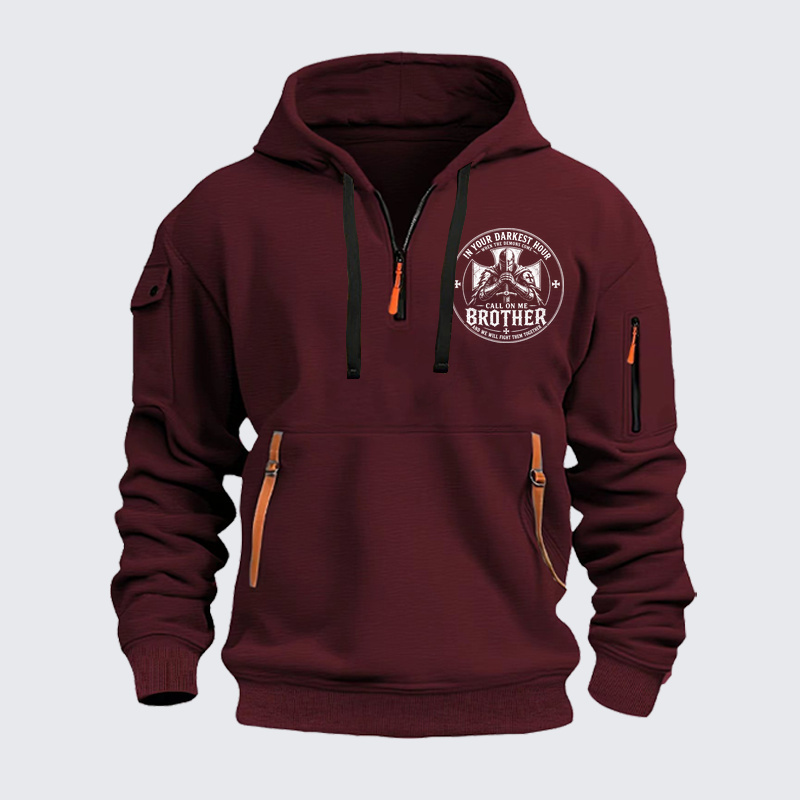 Zipper Hoodies - Call On Me Brother – Knights of Faith