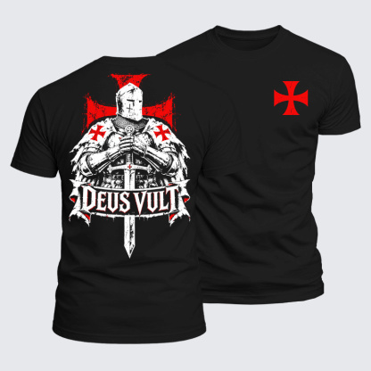 Luxe Mercerized Cotton Tee -  Deus Vult