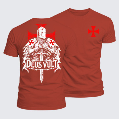 Luxe Mercerized Cotton Tee -  Deus Vult