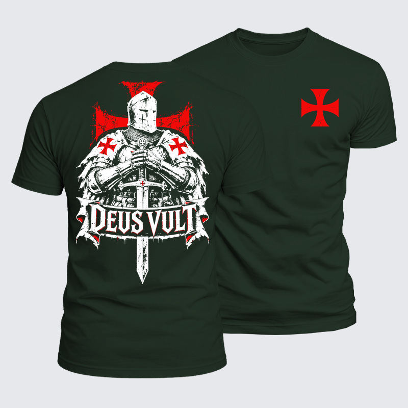 Luxe Mercerized Cotton Tee -  Deus Vult