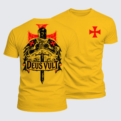 Luxe Mercerized Cotton Tee -  Deus Vult