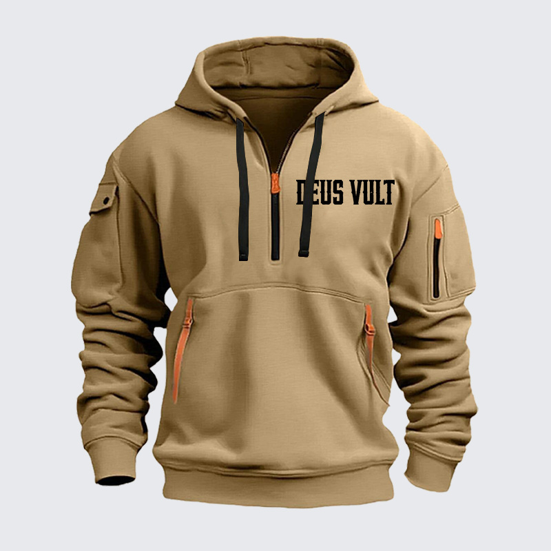 Zipper Hoodies - Deus Vult: God Wills It 