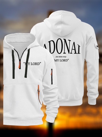 Adonai Jesus God Christian Zipper Hoodies