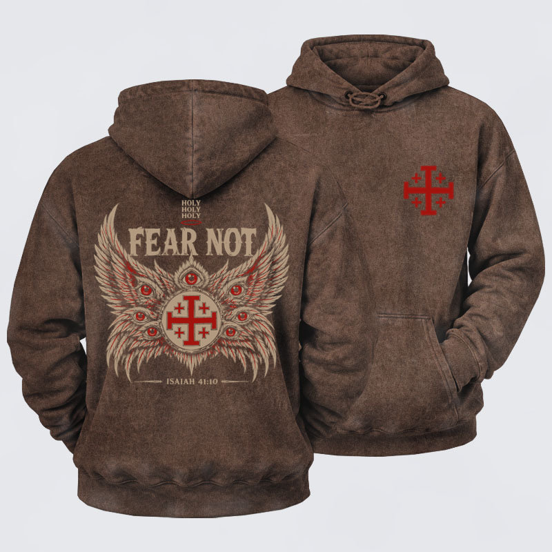 Washed Hoodie - Luxe Mercerized Cotton Tee - Fear Not