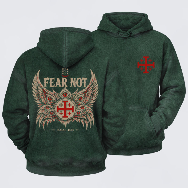 Washed Hoodie - Luxe Mercerized Cotton Tee - Fear Not