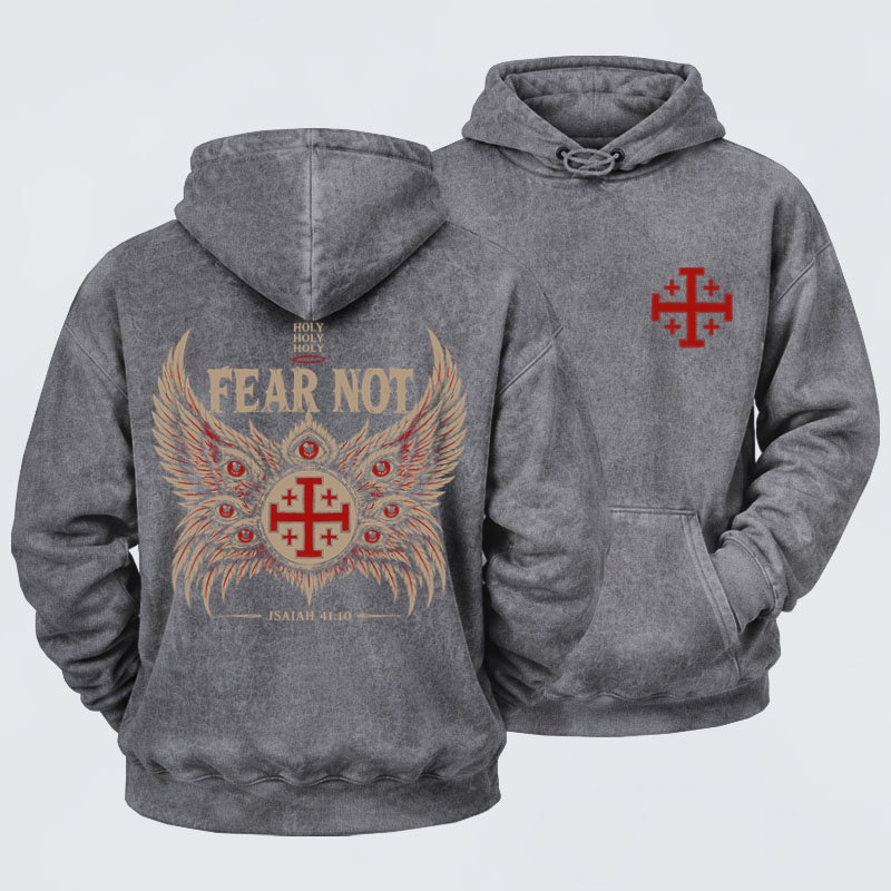Washed Hoodie - Luxe Mercerized Cotton Tee - Fear Not