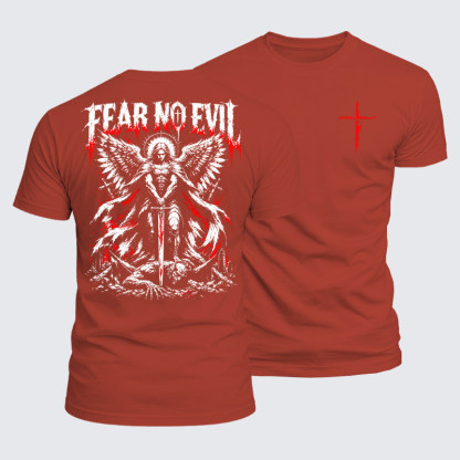 Luxe Mercerized Cotton Tee - Fear No Evil