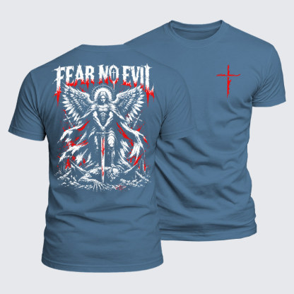 Luxe Mercerized Cotton Tee - Fear No Evil