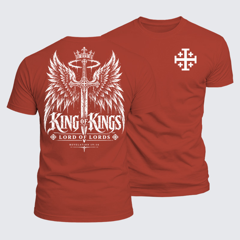 Luxe Mercerized Cotton Tee - King Of Kings Lord Of Lords