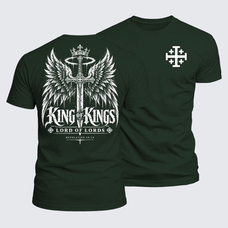 Luxe Mercerized Cotton Tee - King Of Kings Lord Of Lords