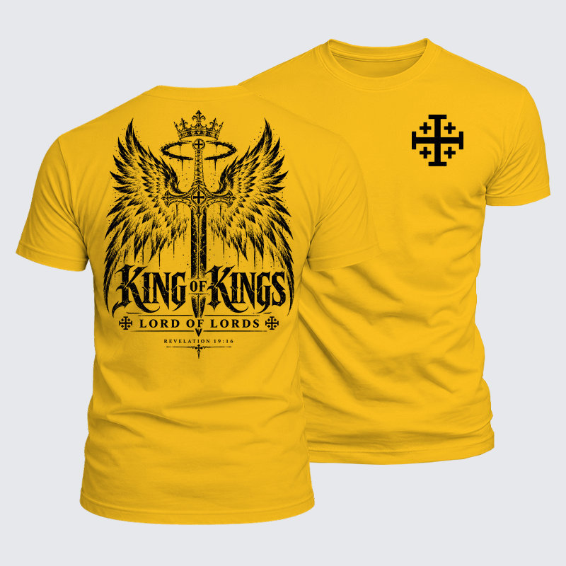 Luxe Mercerized Cotton Tee - King Of Kings Lord Of Lords