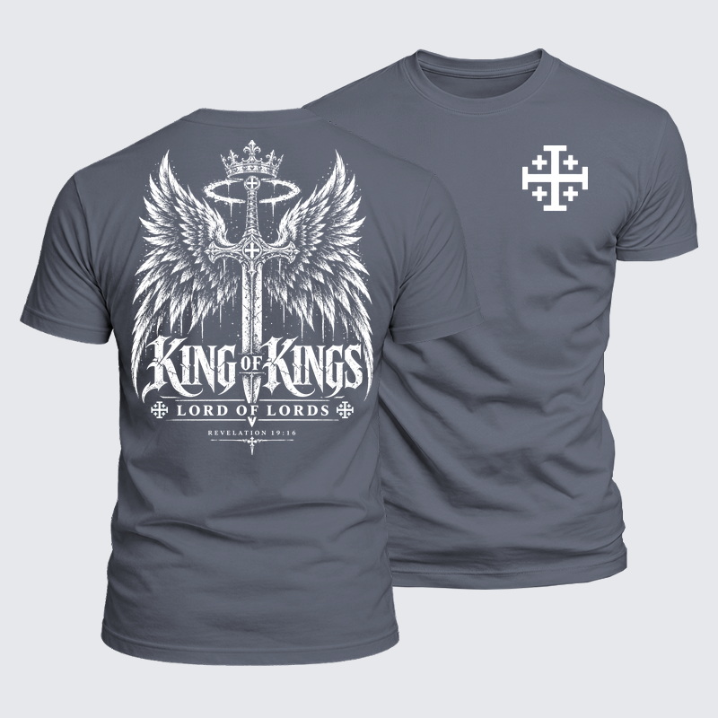 Luxe Mercerized Cotton Tee - King Of Kings Lord Of Lords