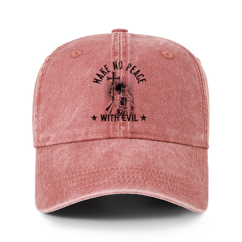 Heritage Washed Cap - Make No Peace With Evil