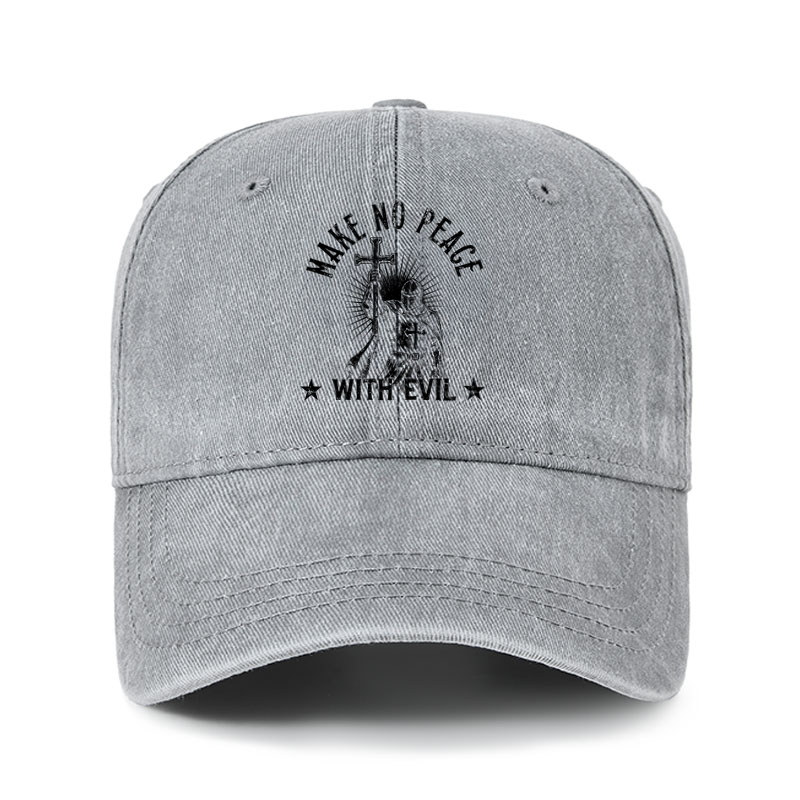 Heritage Washed Cap - Make No Peace With Evil