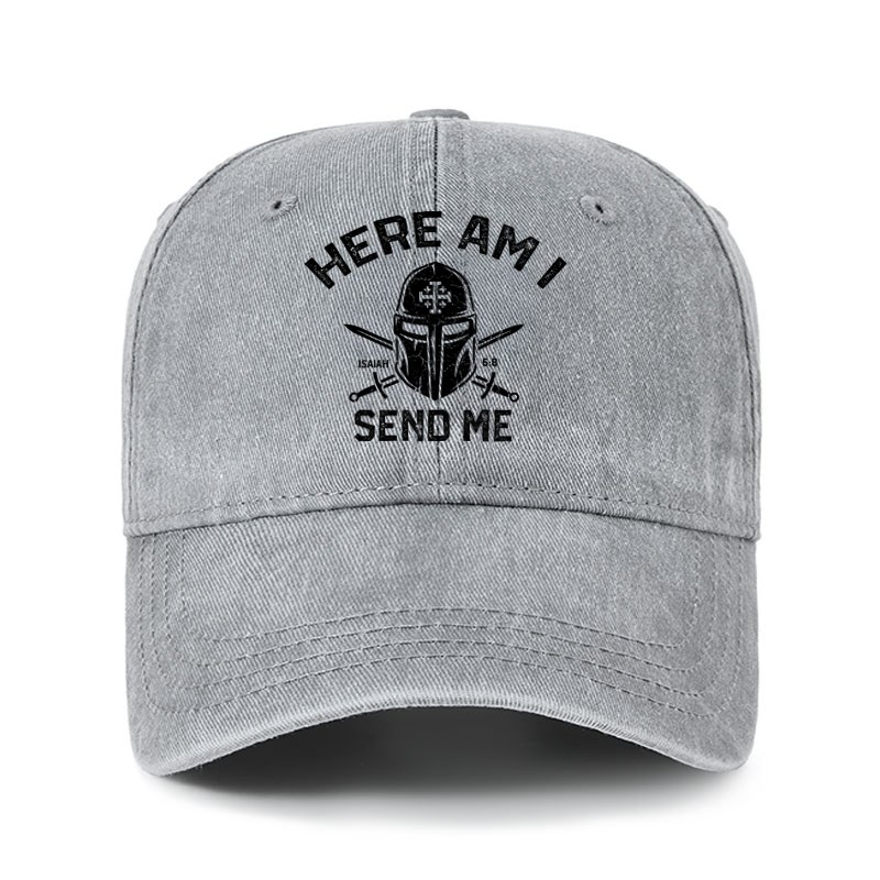 Heritage Washed Cap - Here Am I Send Me