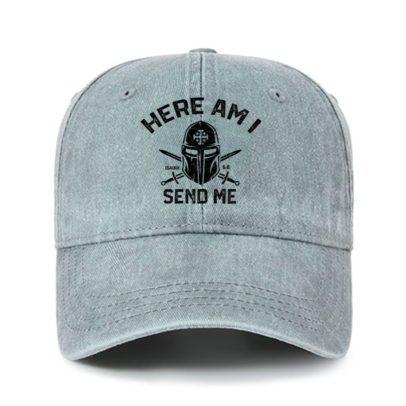 Heritage Washed Cap - Here Am I Send Me