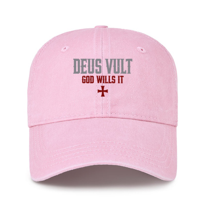 Heritage Washed Cap - Deus Vult: God Wills It