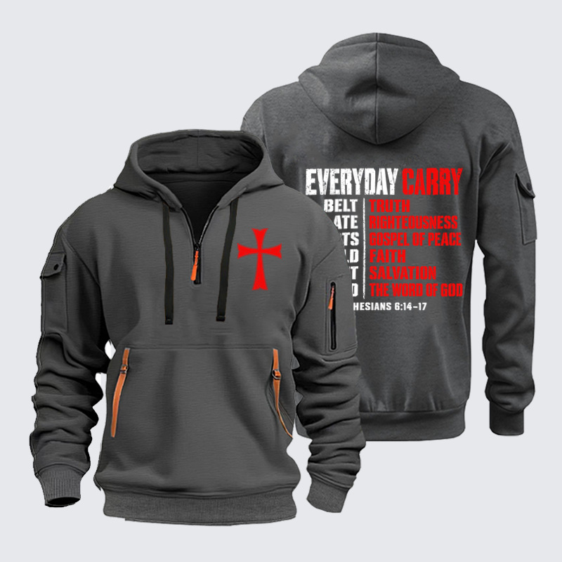 Zipper Hoodies –Everyday Carry – Ephesians 6:14–17 Armor of God