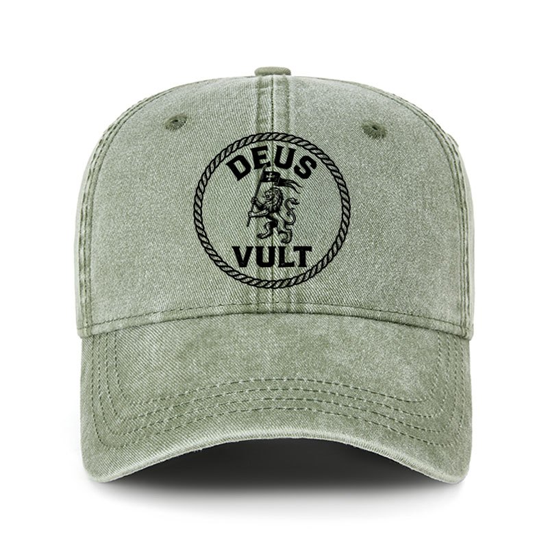 Heritage Washed Cap - Deus Vult   