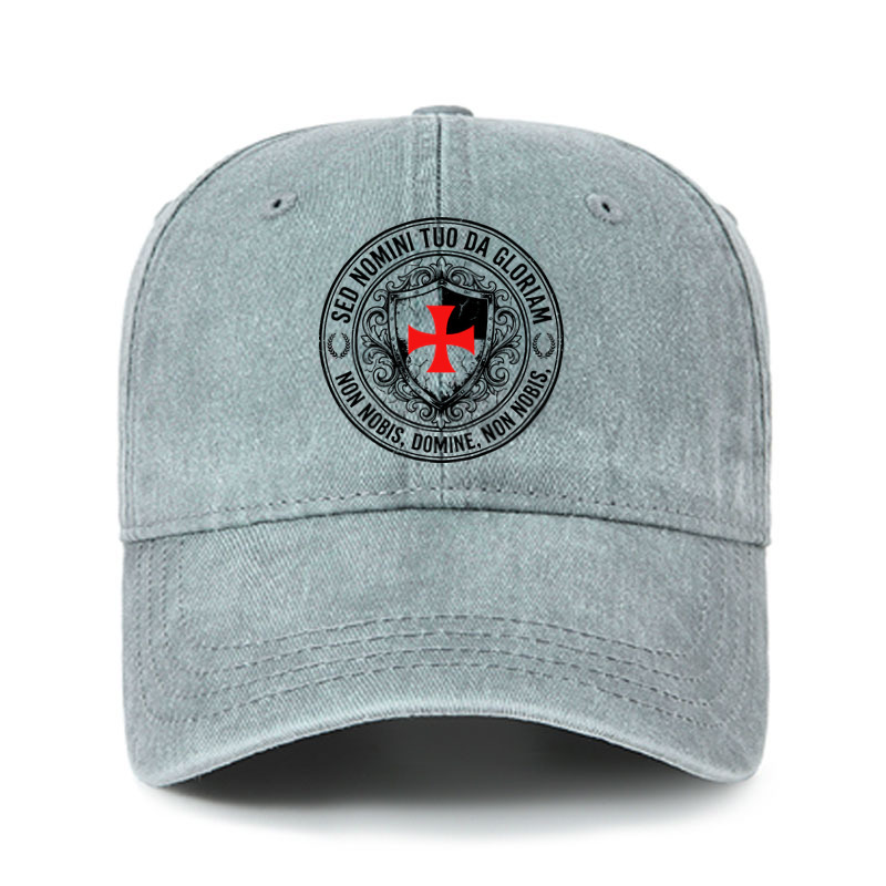 Heritage Washed Cap - Non Nobis Domine, Non Nobis, Sed Nomini Tuo Da Gloriam