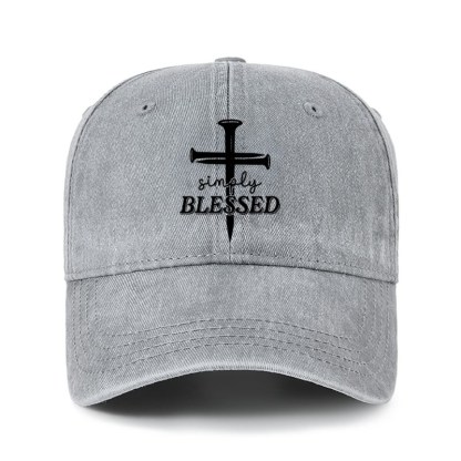 Heritage Washed Cap - Simply Blessed   
