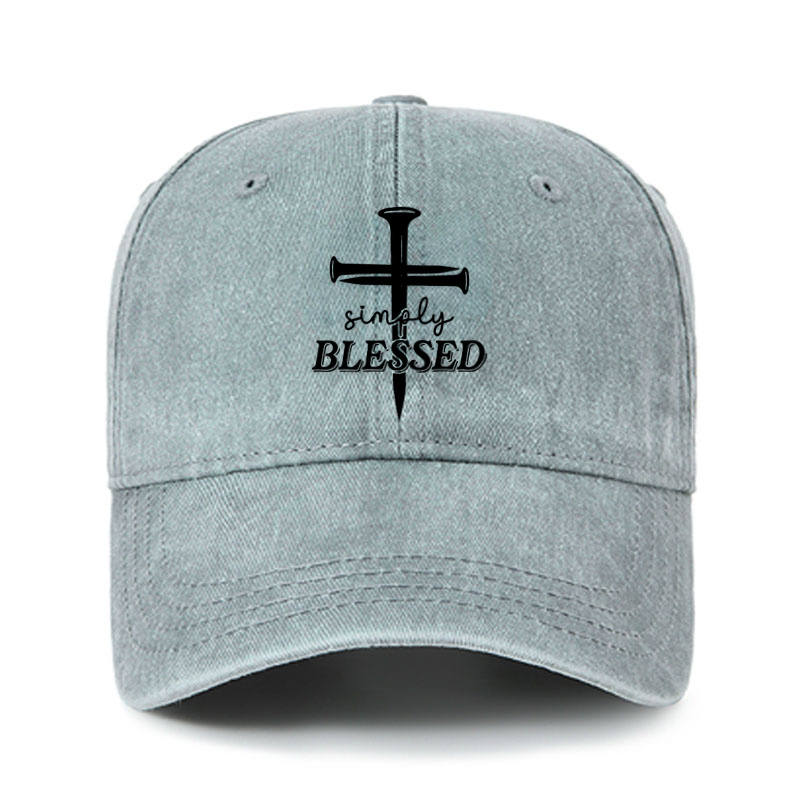 Heritage Washed Cap - Simply Blessed   