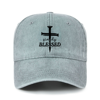 Heritage Washed Cap - Simply Blessed   