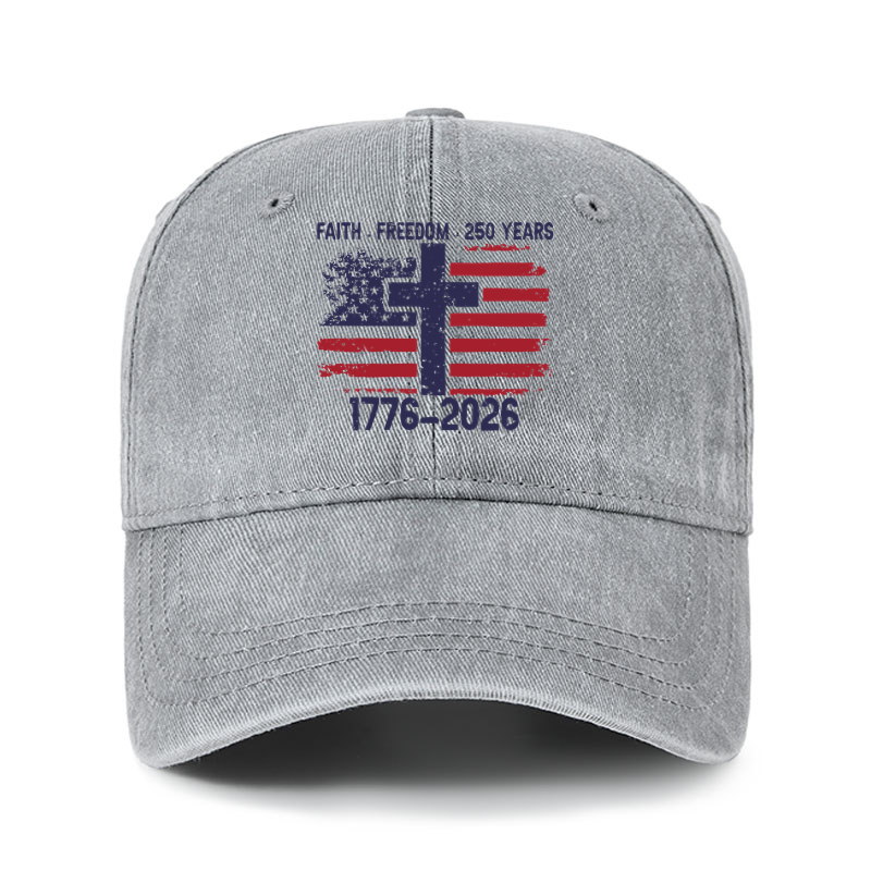 Heritage Washed Cap - Faith Freedom   