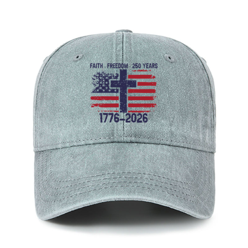 Heritage Washed Cap - Faith Freedom   