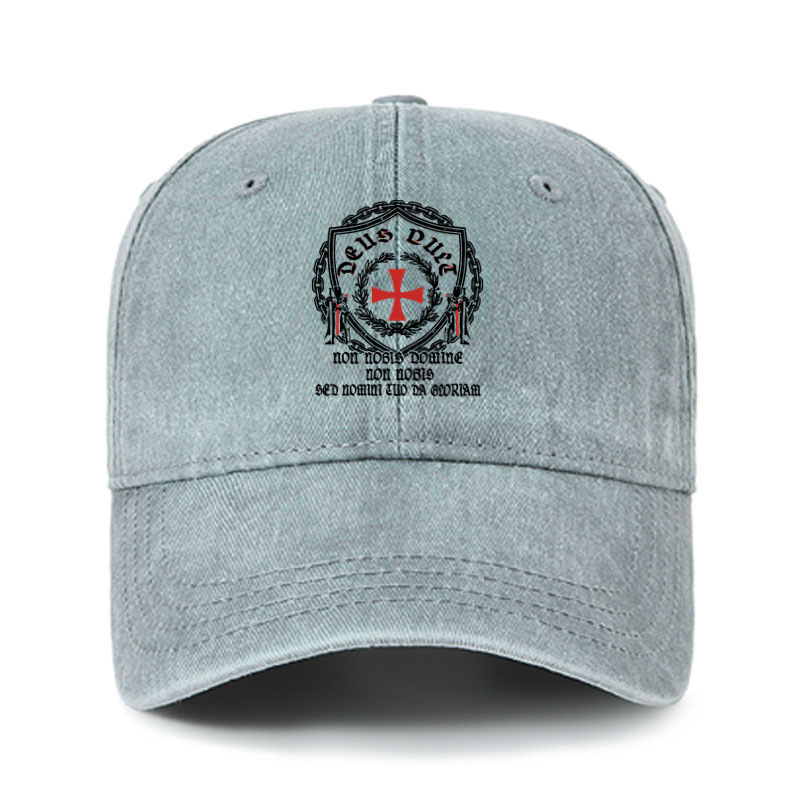 Heritage Washed Cap - Non Nobis Domine, Non Nobis, Sed Nomini Tuo Da Gloriam