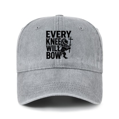 Heritage Washed Cap - Every Knee Will Bow 