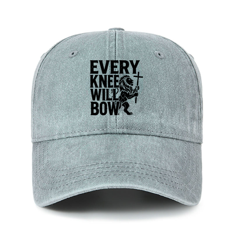 Heritage Washed Cap - Every Knee Will Bow 