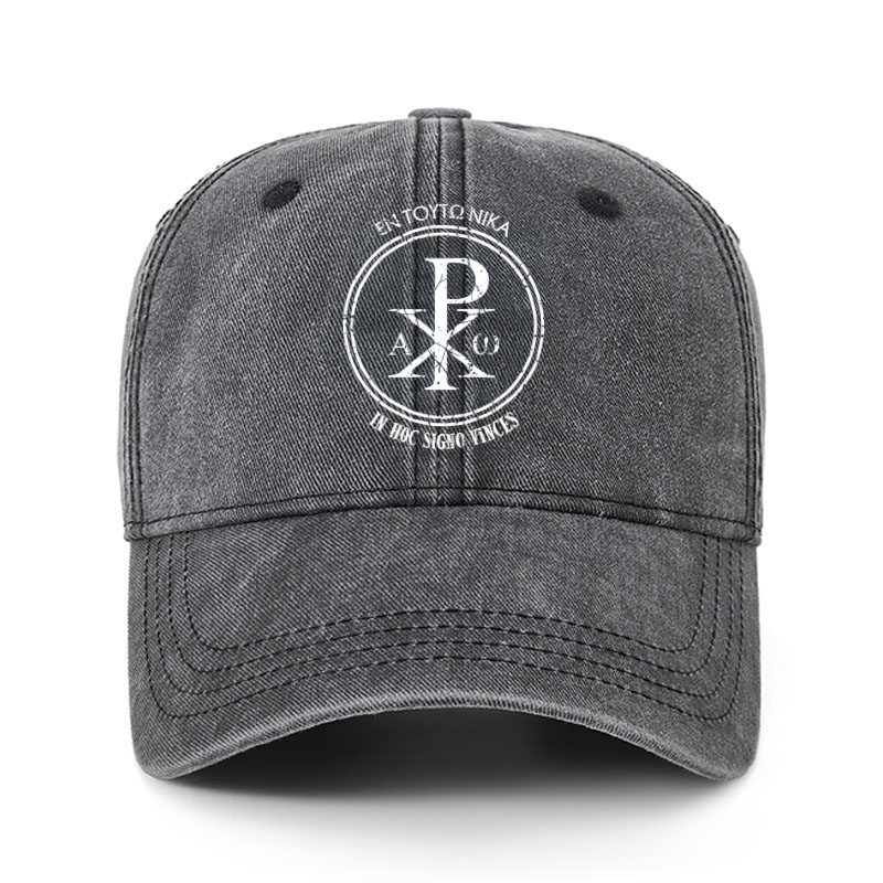 Heritage Washed Cap - In This Sign Conquer   