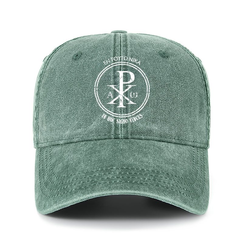 Heritage Washed Cap - In This Sign Conquer   