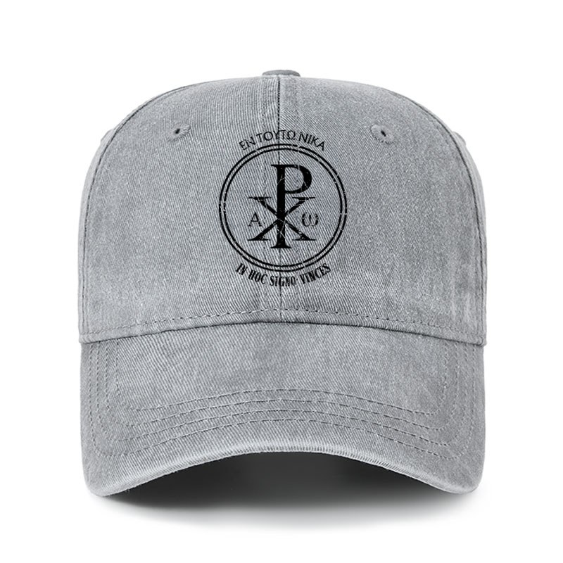 Heritage Washed Cap - In This Sign Conquer   