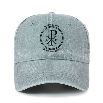 Heritage Washed Cap - In This Sign Conquer   