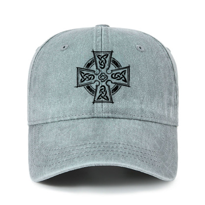 Heritage Washed Cap - Celtic Cross