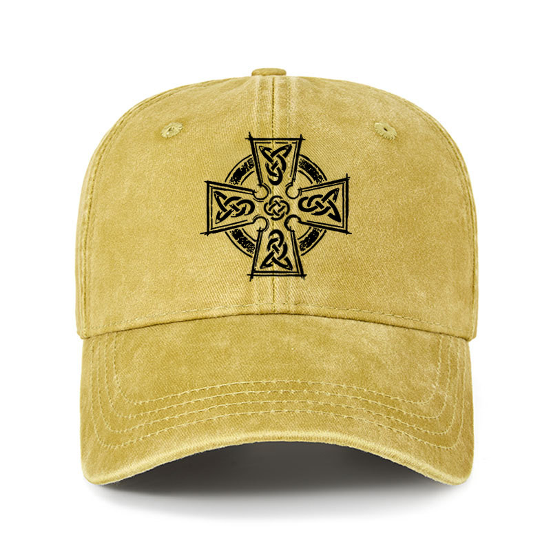 Heritage Washed Cap - Celtic Cross