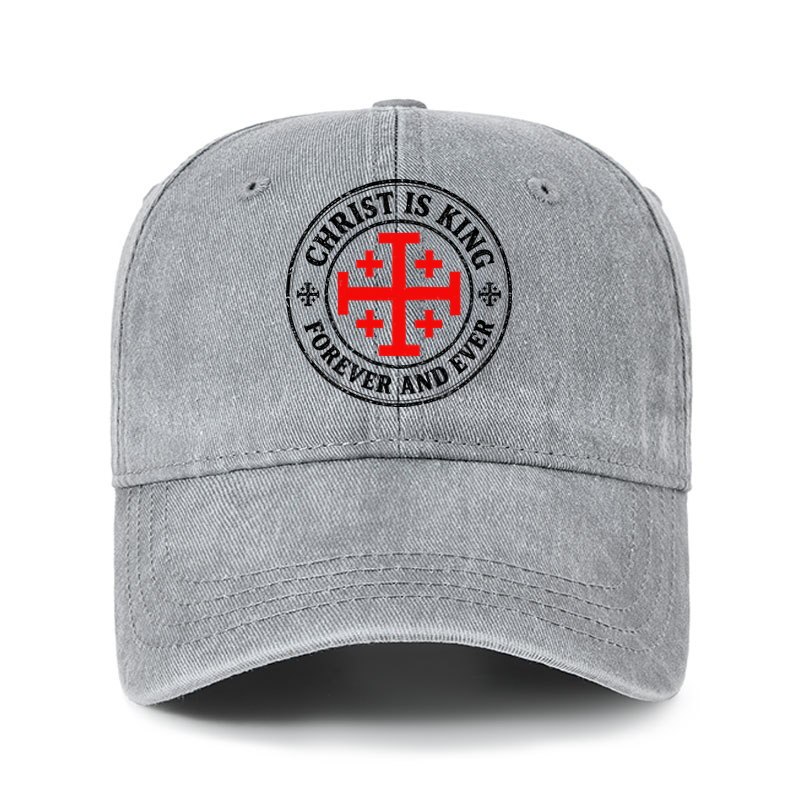 Heritage Washed Cap - Christ Is King Forever And Ever