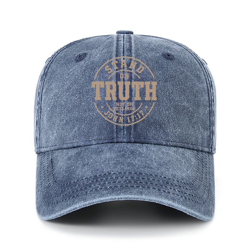 Heritage Washed Cap - Stand On Truth Not On Feelings