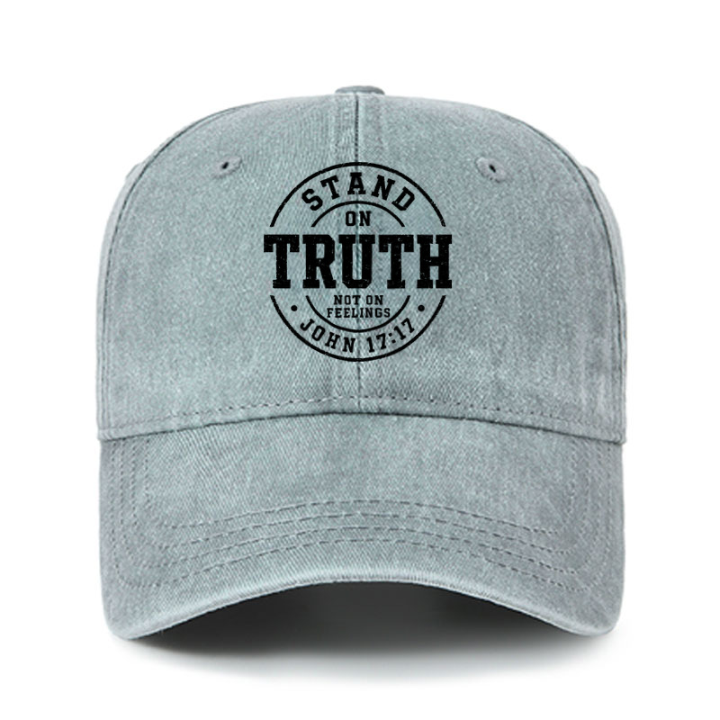 Heritage Washed Cap - Stand On Truth Not On Feelings