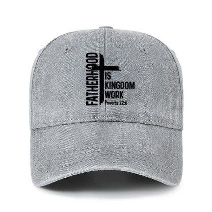 Heritage Washed Cap - Fatherhood is Kingdom Work